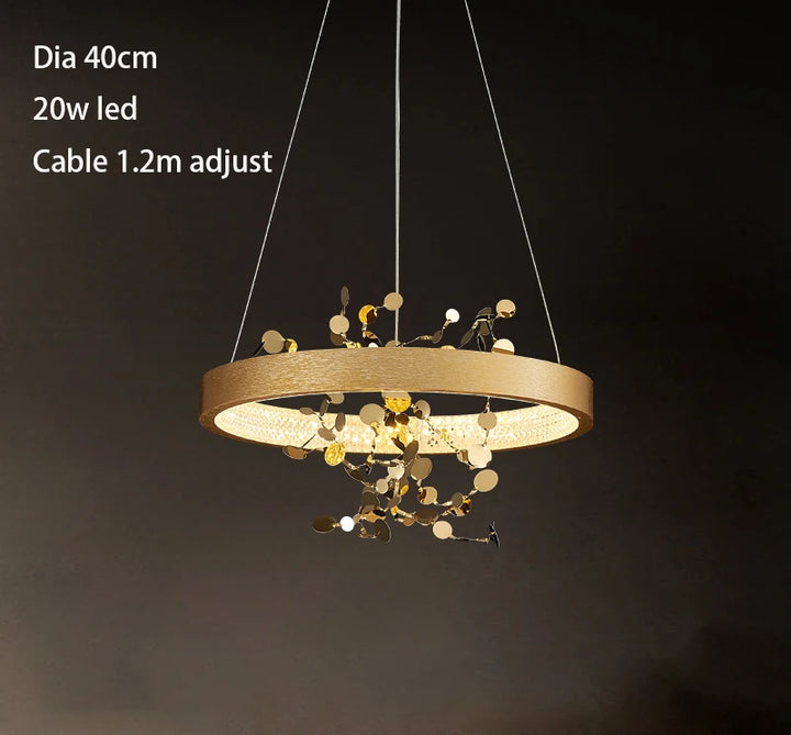 Modern Art Ring Pendant Light