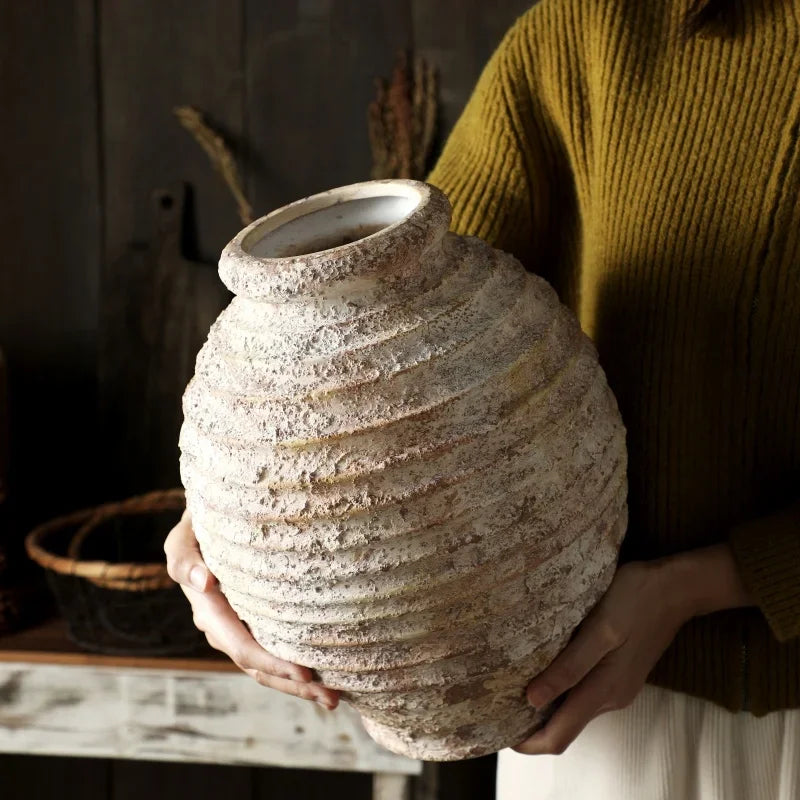 Retro Rough Pottery Vase