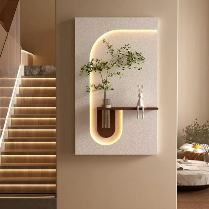Green Plant LED Wall Lamp