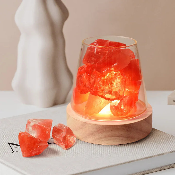 Himalayan Salt Lamp & Oil Diffuser