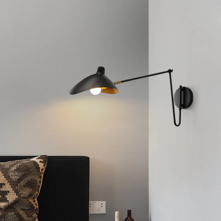 Industrial Swing Arm Wall Lamp