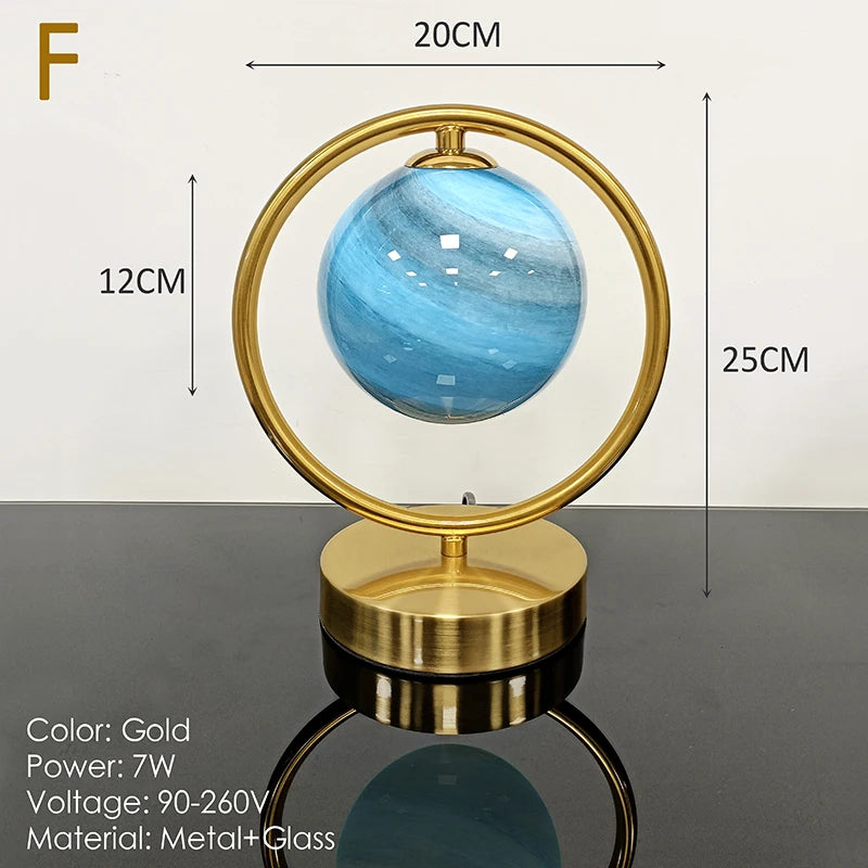 Nordic Glass Ball Desk Lamp