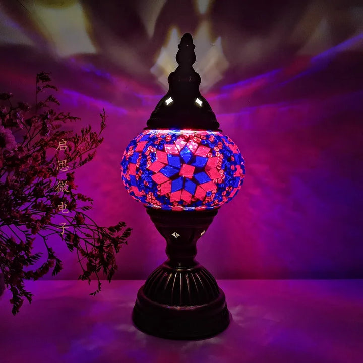 Mosaic Glass Table Lamp