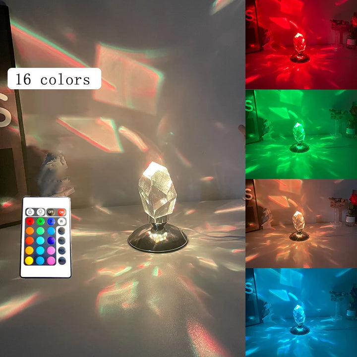 Crystal Shadow Lamp