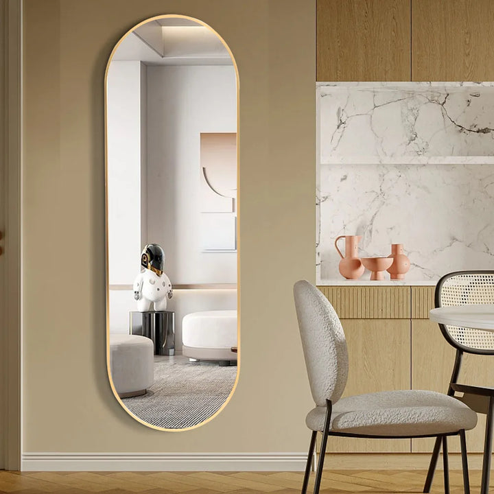 Modern Oval Wall Mirror