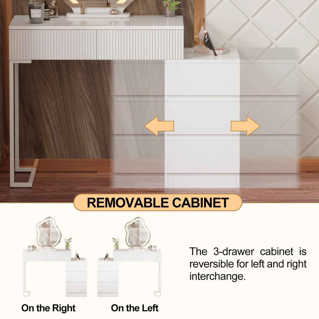 White Dressing Table Set