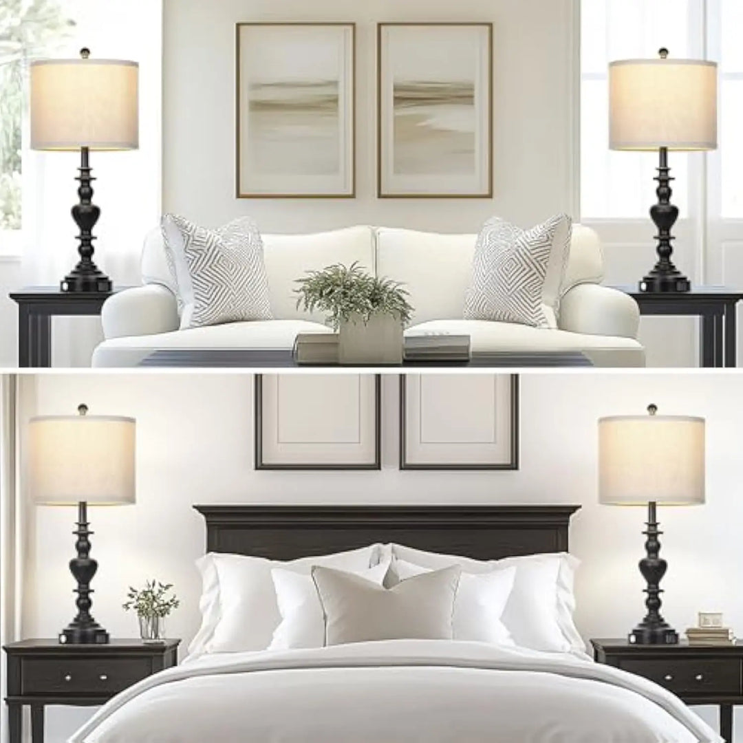 Dimmable Farmhouse Table Lamps