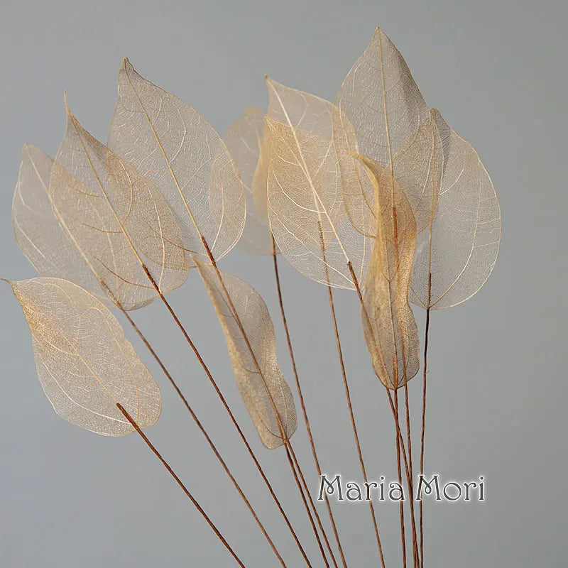 Lucent Leaf Vein Decoration Stems