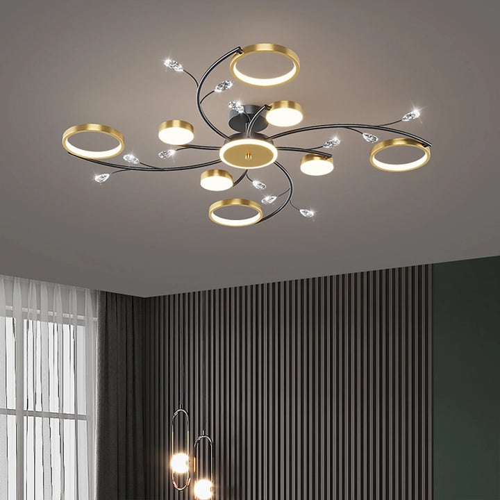 Expressive LED Ceiling Chandelier