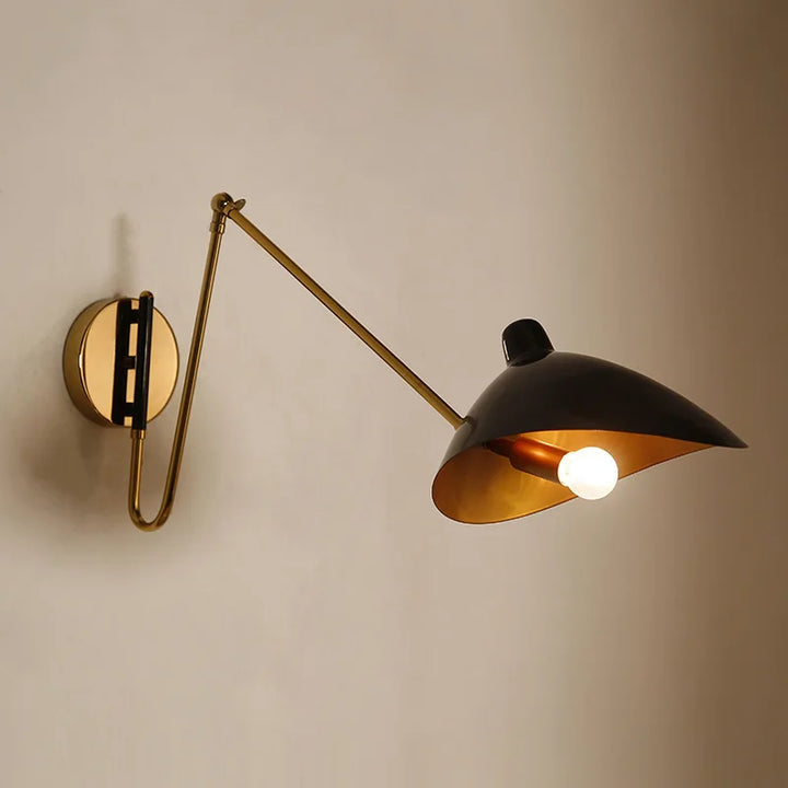 Industrial Swing Arm Wall Lamp