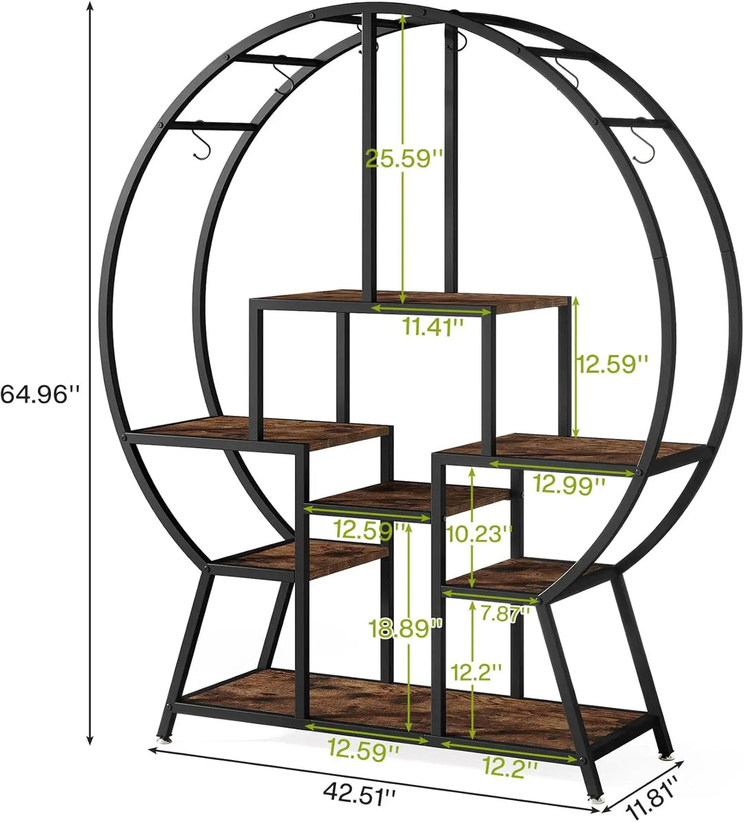 7-Tier Round Indoor Plant Stand