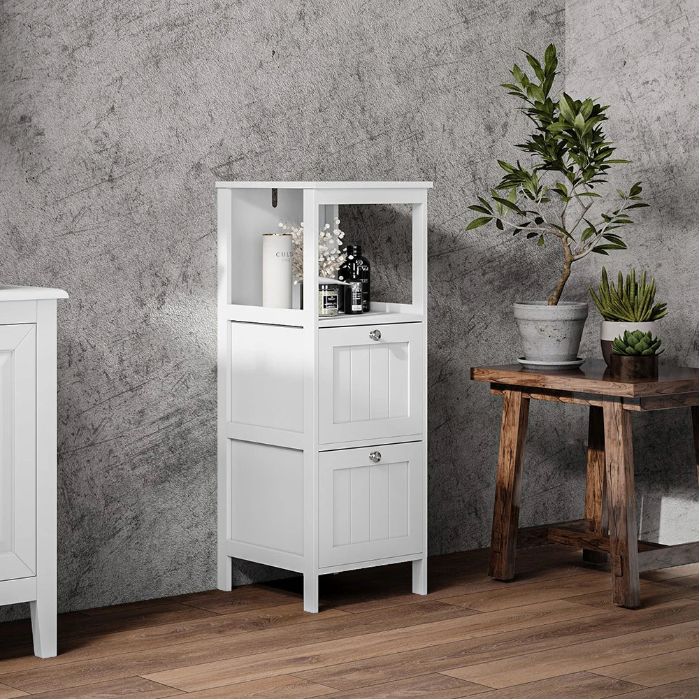 Compact Wooden Bathroom Cabinet