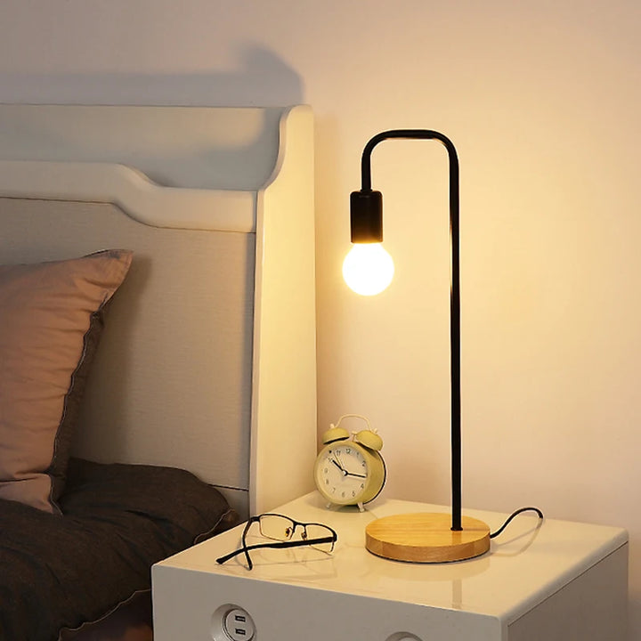 Black & White Loft Vintage Desk Lamp