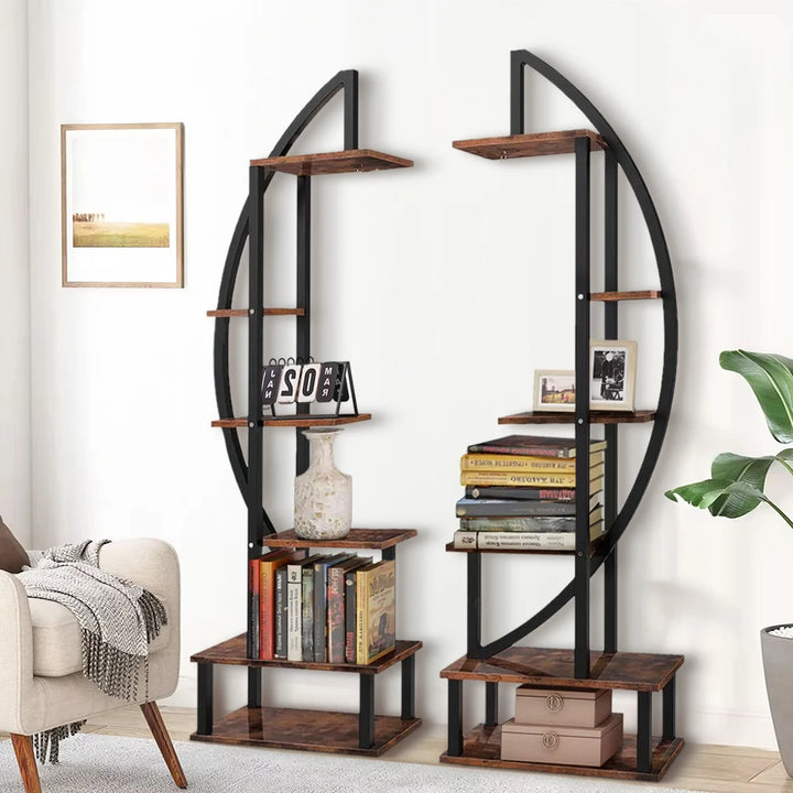 Crescent Plant Stand Set