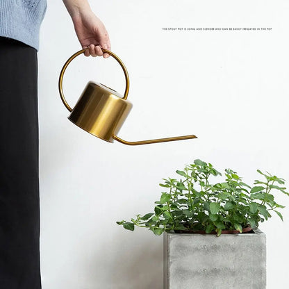 1.3L Stainless Steel Watering Can