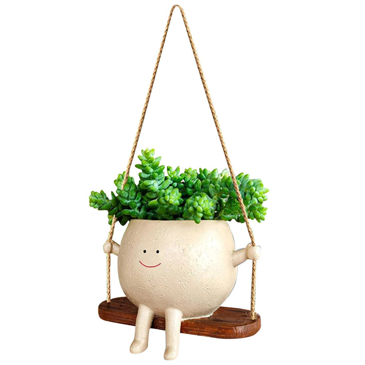 Smiling Face Swing Planter