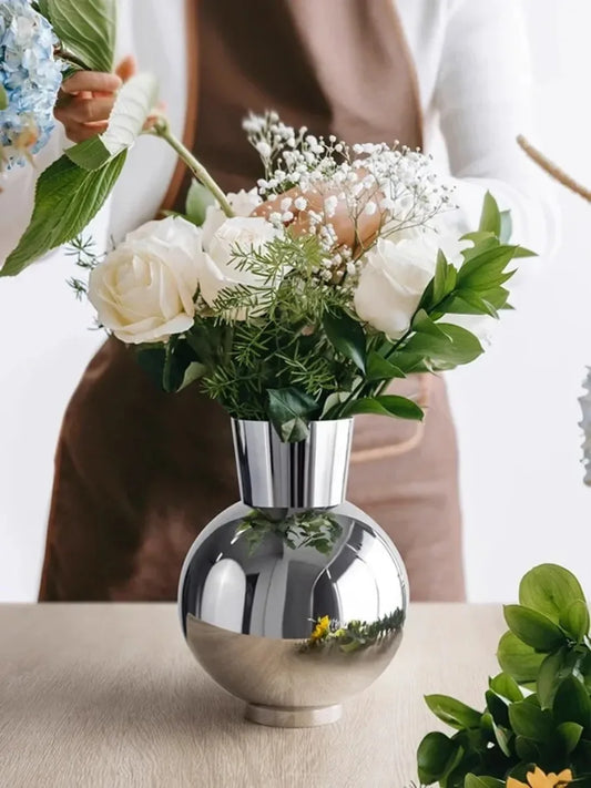 Nordic Stainless Steel Table Vase