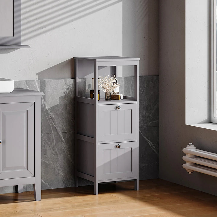 Compact Wooden Bathroom Cabinet