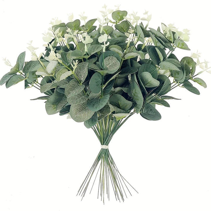 Silk Eucalyptus Leaf Set