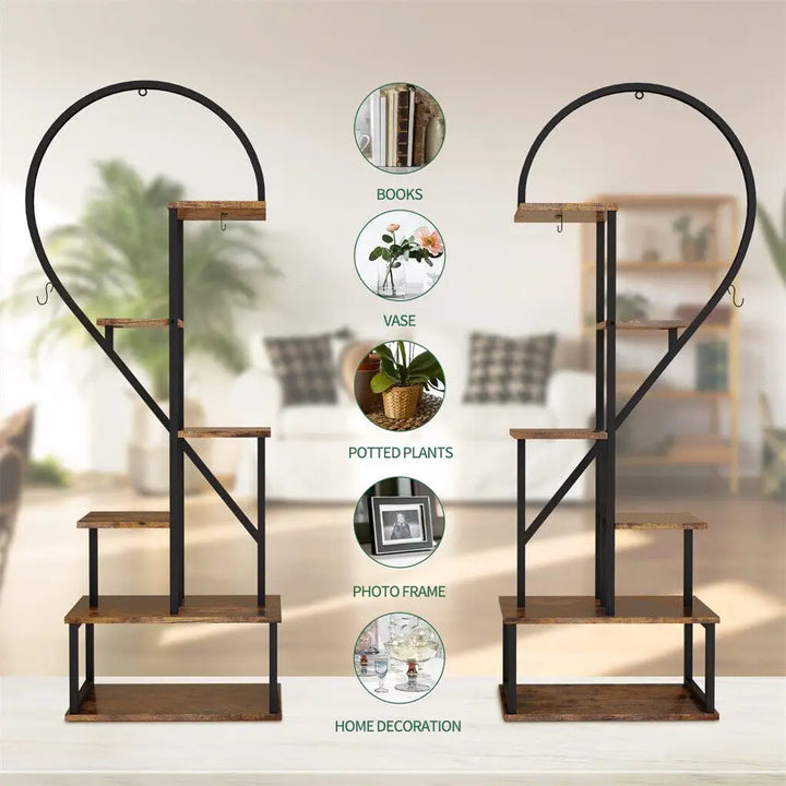 Heart Shape Plant Stand