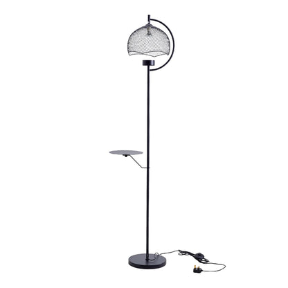 Industrial Tray Floor Lamp