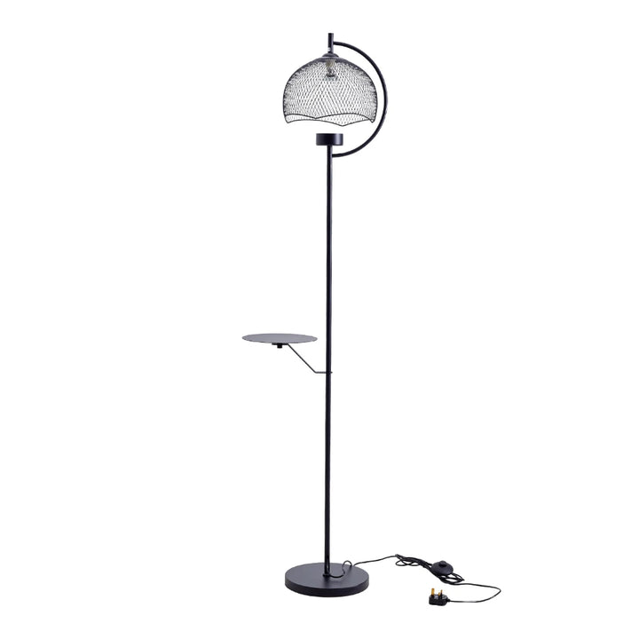 Industrial Tray Floor Lamp