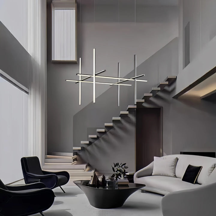 Italian Tube Chandelier