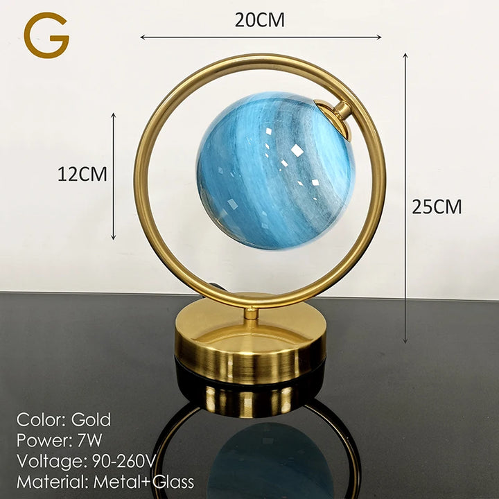 Nordic Glass Ball Desk Lamp