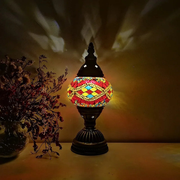 Mosaic Glass Table Lamp