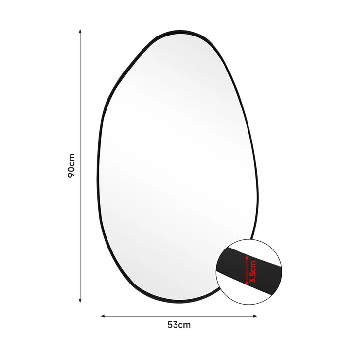 Modern Metal Wall Mirror