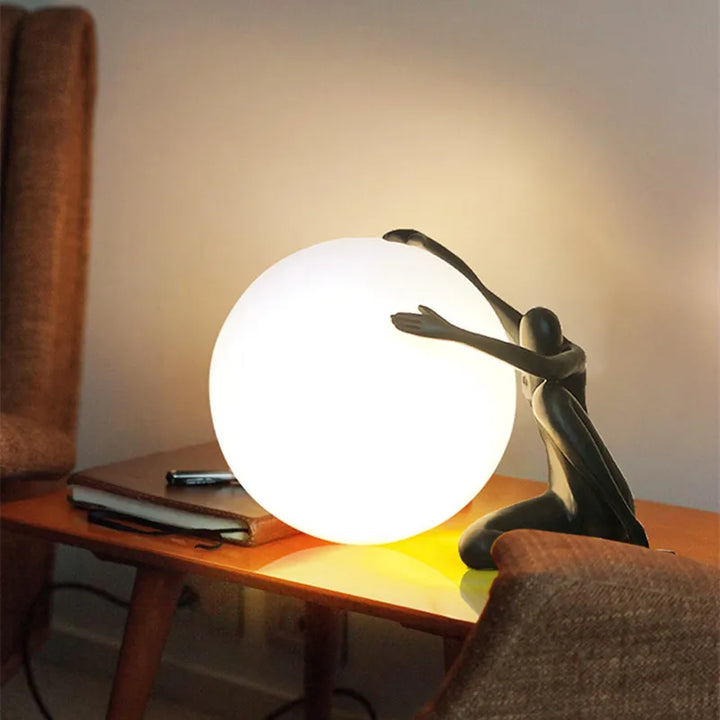 Art Deco Humanoid Table Lamp