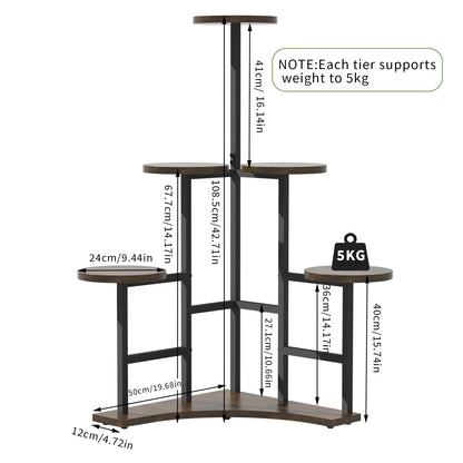 6-Tier Corner Plant Display Stand