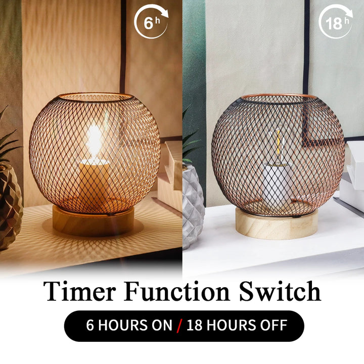 Metal Mesh Lamp Set