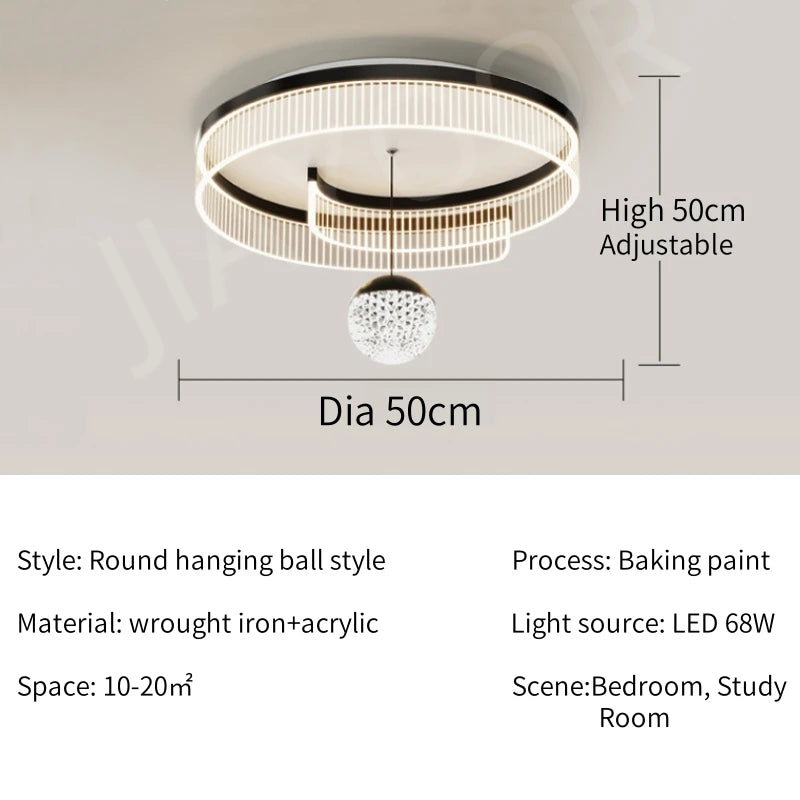 Modern Dimmable LED Ceiling Lamp