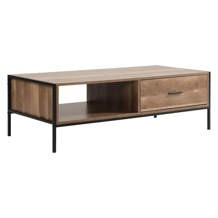 Wood Grain Storage Coffee Table