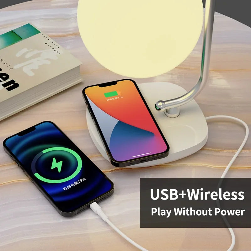 Wireless Charging Moon Light