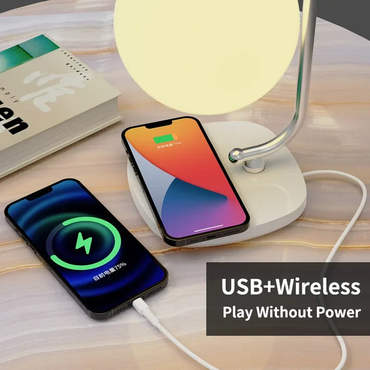 Wireless Charging Moon Light