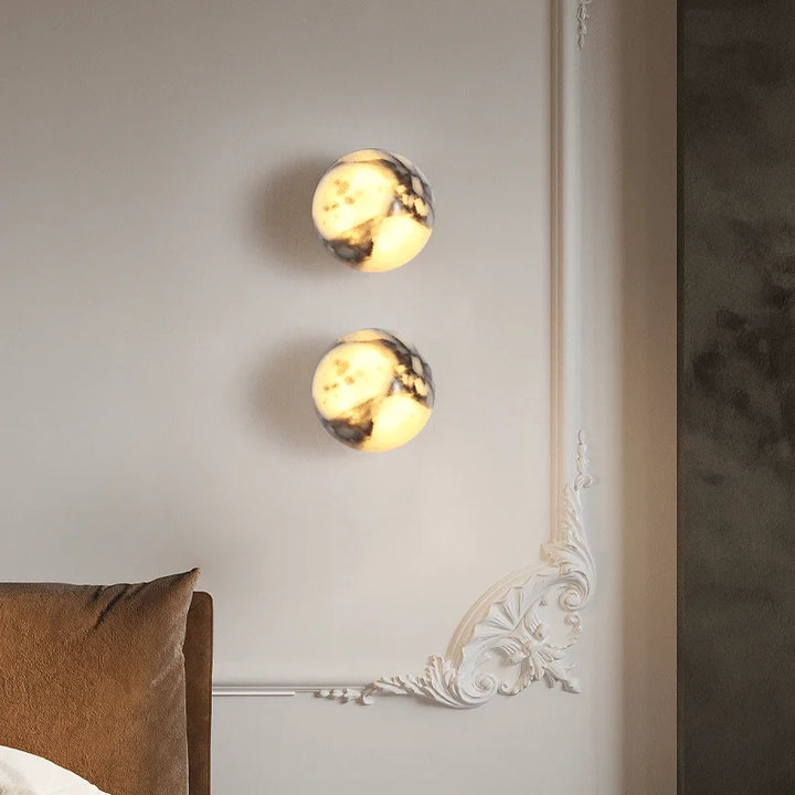 Natural Stone Marble Wall Lamp