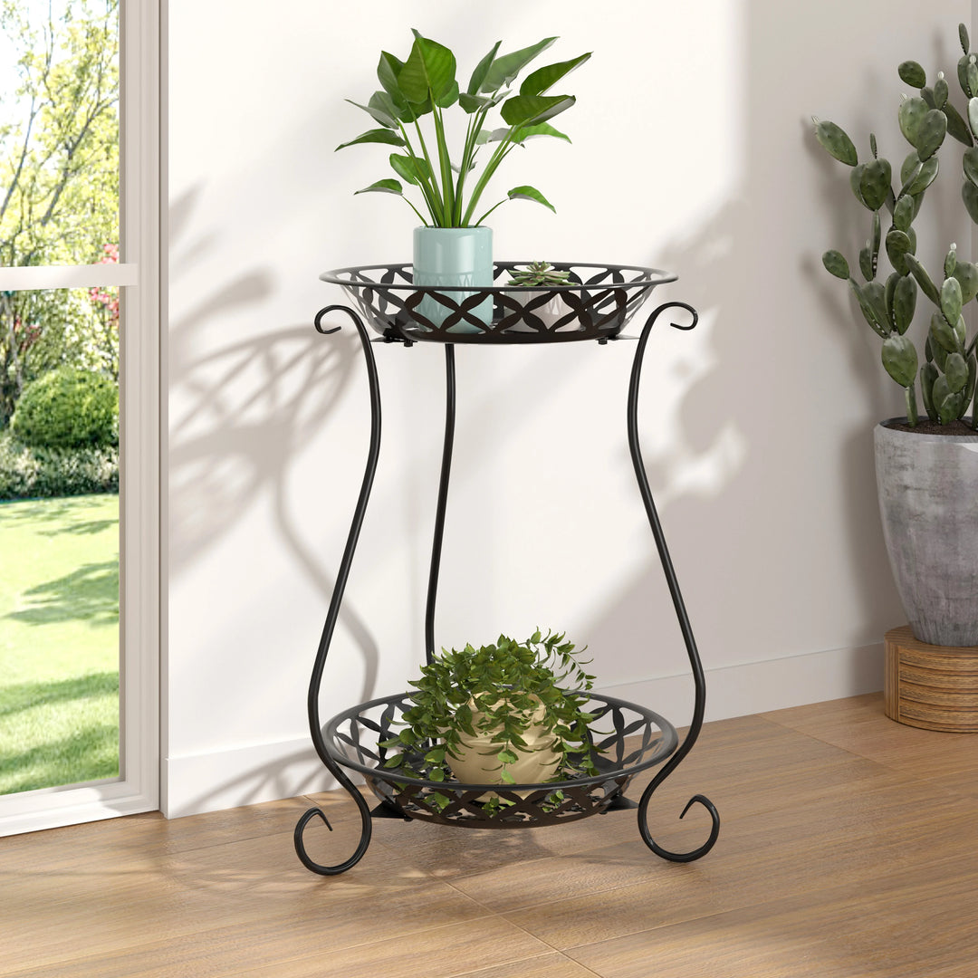 Retro Metal Plant Stand