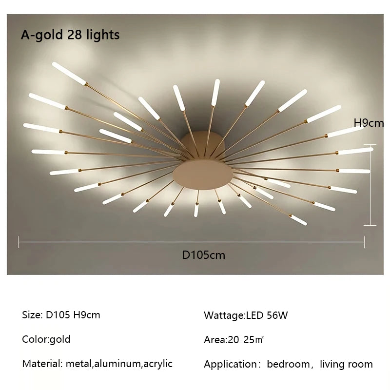 Modern Fireworks LED Light