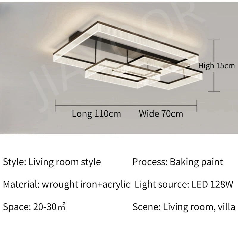 Modern Dimmable LED Ceiling Lamp