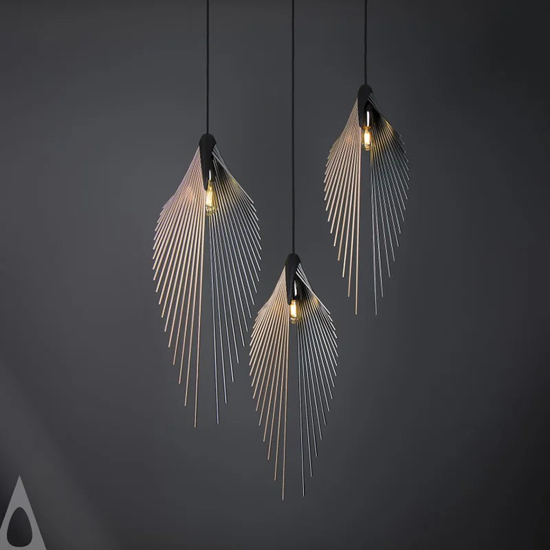 Retro Bird’s Wing LED Chandelier