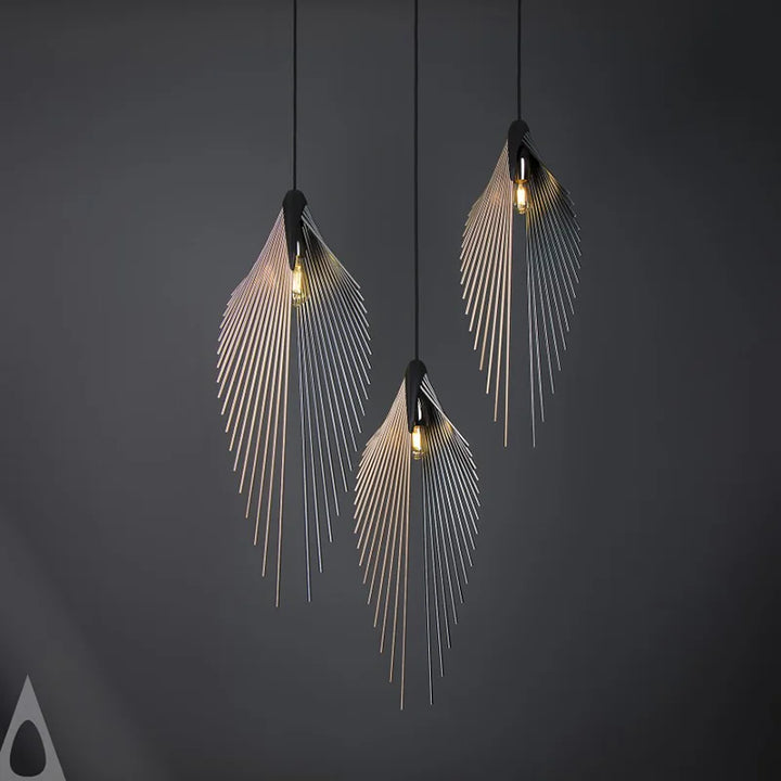 Retro Bird’s Wing LED Chandelier