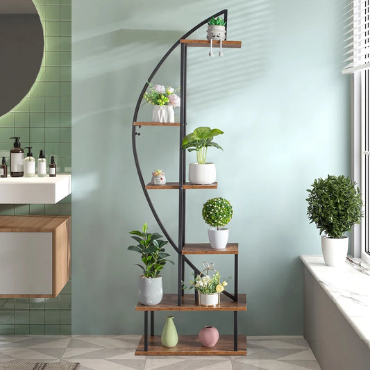 Crescent Plant Stand Set