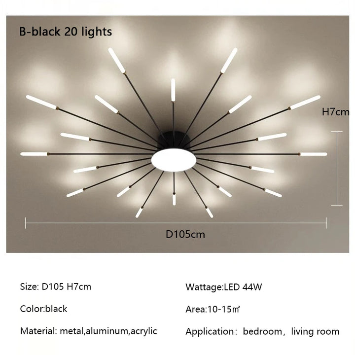 Modern Fireworks LED Light
