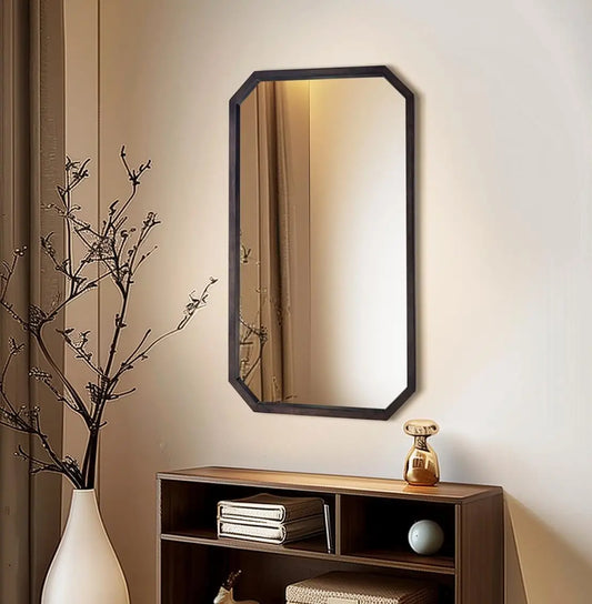 Walnut Wood Wall Mirror