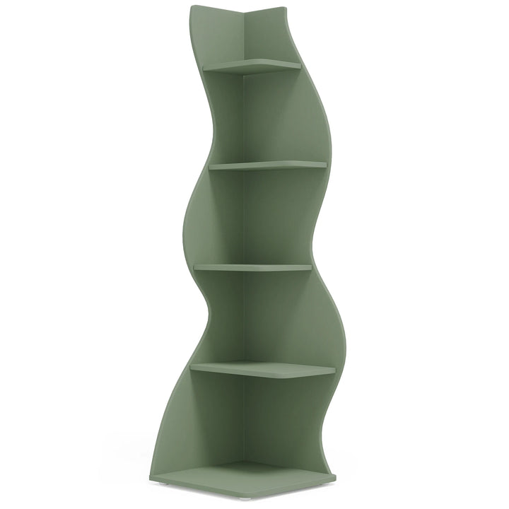 Modern 5-Tier Corner Shelf
