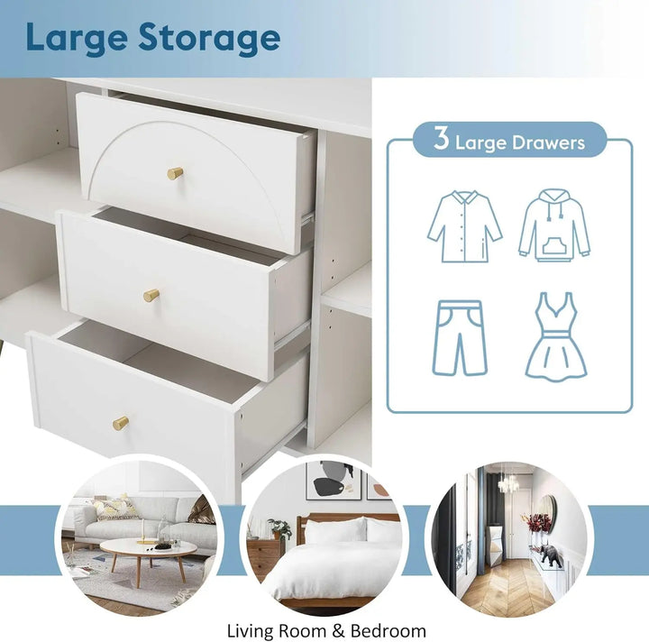 Cream White Sideboard