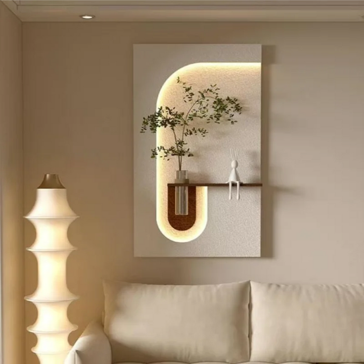 Green Plant LED Wall Lamp