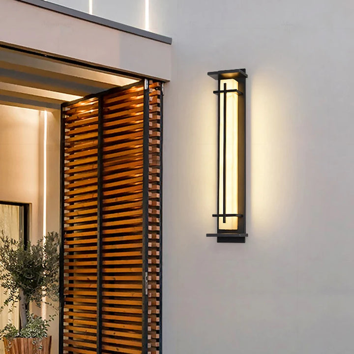 Modern Outdoor Stainless Steel Wall Lamp